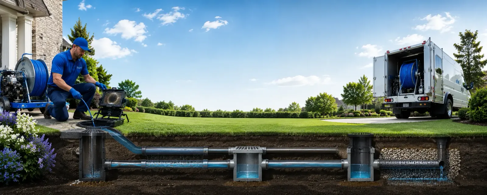 Outdoor drain cleaning information for Fallston, NC